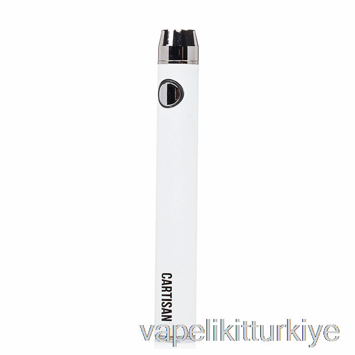 Vape Türkiye Cartisan Buton Vv 900 çift şarj 510 Pil [usb-c] Beyaz